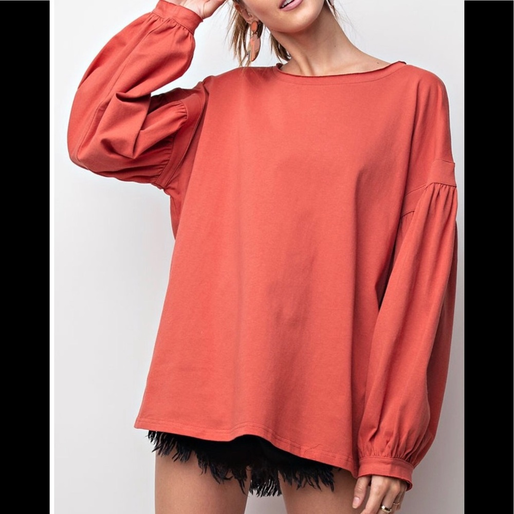The Jenny Bubble Sleeve Top